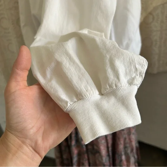 Vintage Cottontops Long Sleeve Cat Embroidered Long Sleeve Top - Picture 7 of 9